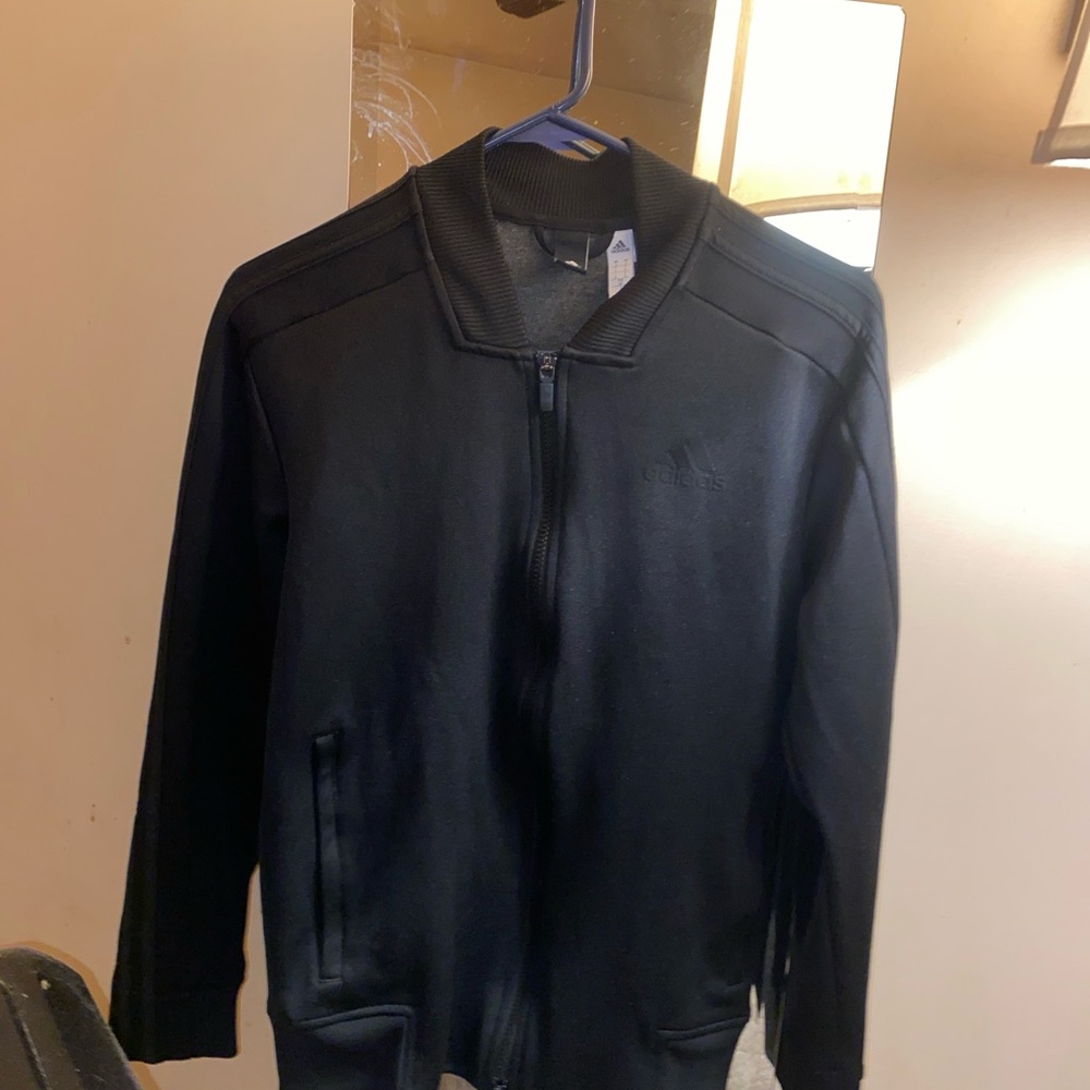 ADIDAS Sport ID Track Bomber Jacket, Black Classic Y2K Staple, Size S Small - Picture 7 of 7